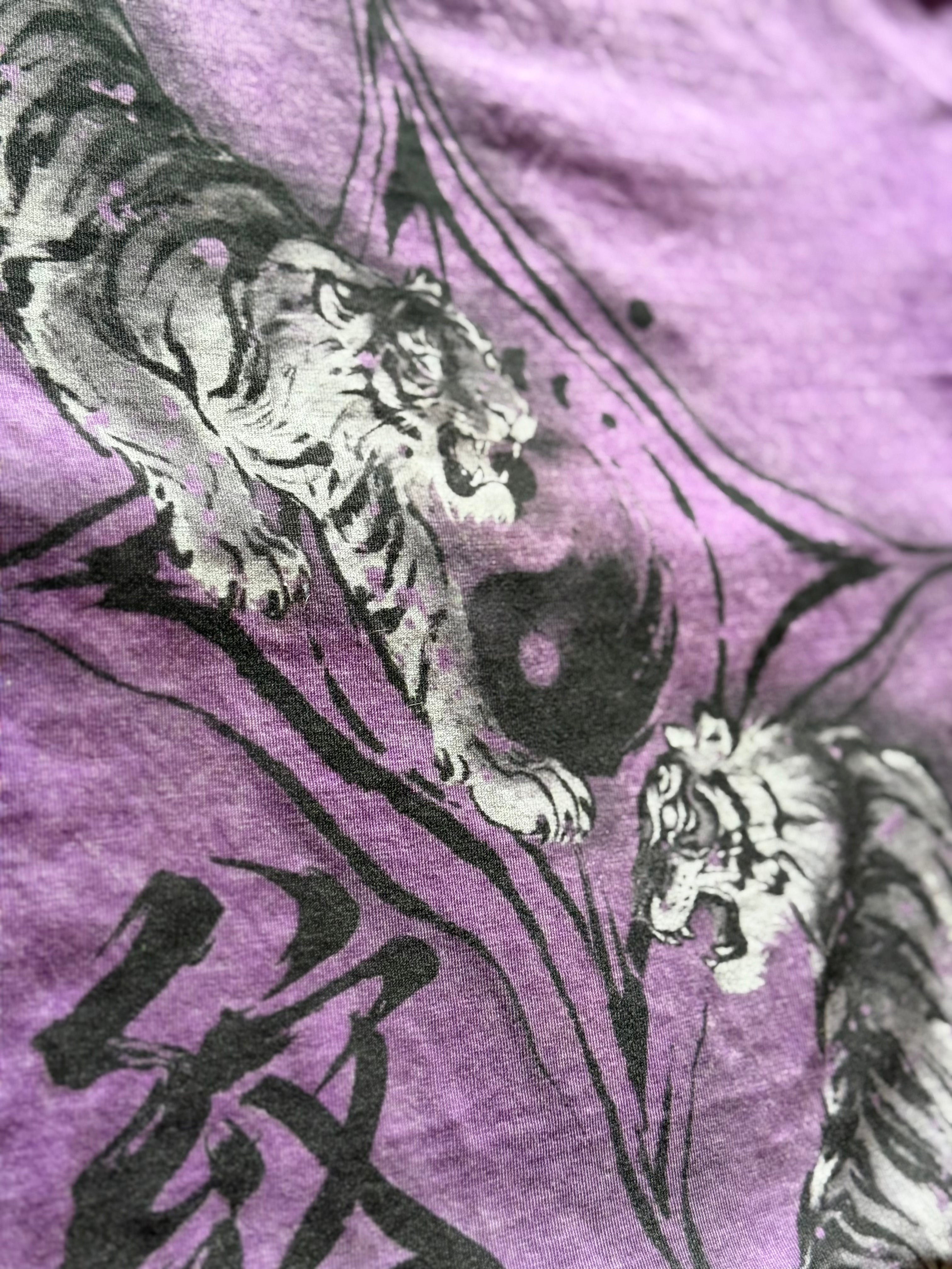 Oversized Short Sleeve Brushstroke Art Tee
